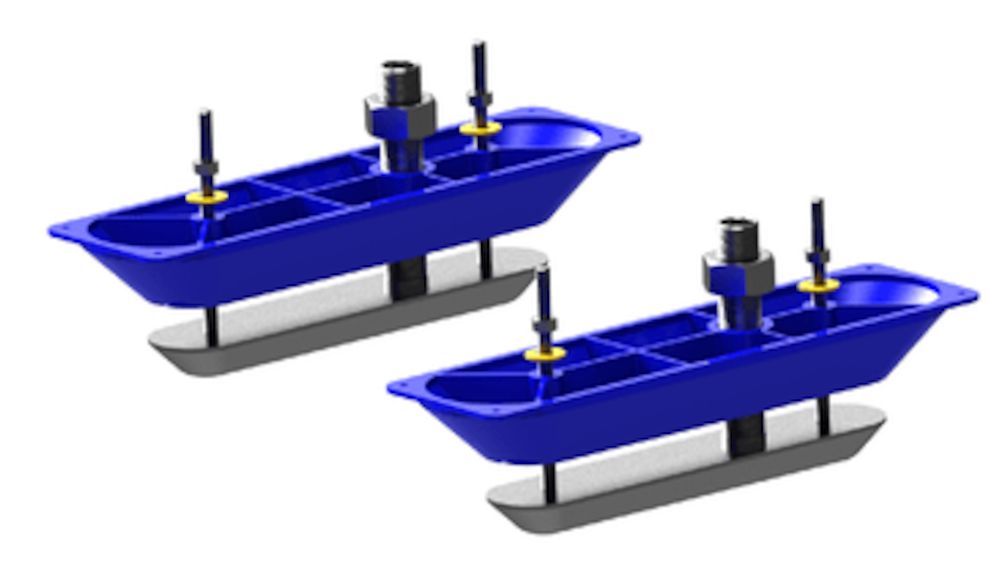 Stainless Steel StructureScan HD Thru-Hull Transducer Pair with Y Cable