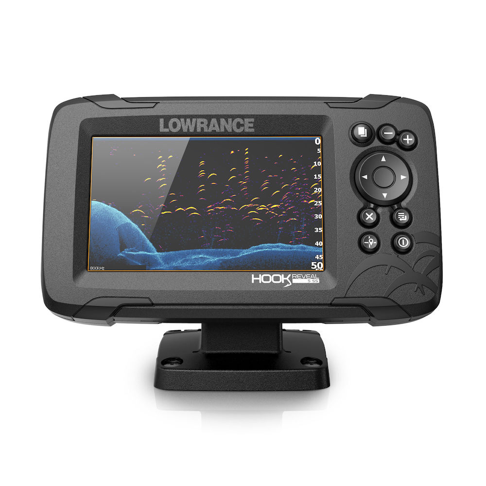 HOOK Reveal 5 SplitShot with CHIRP, DownScan & US Inland charts