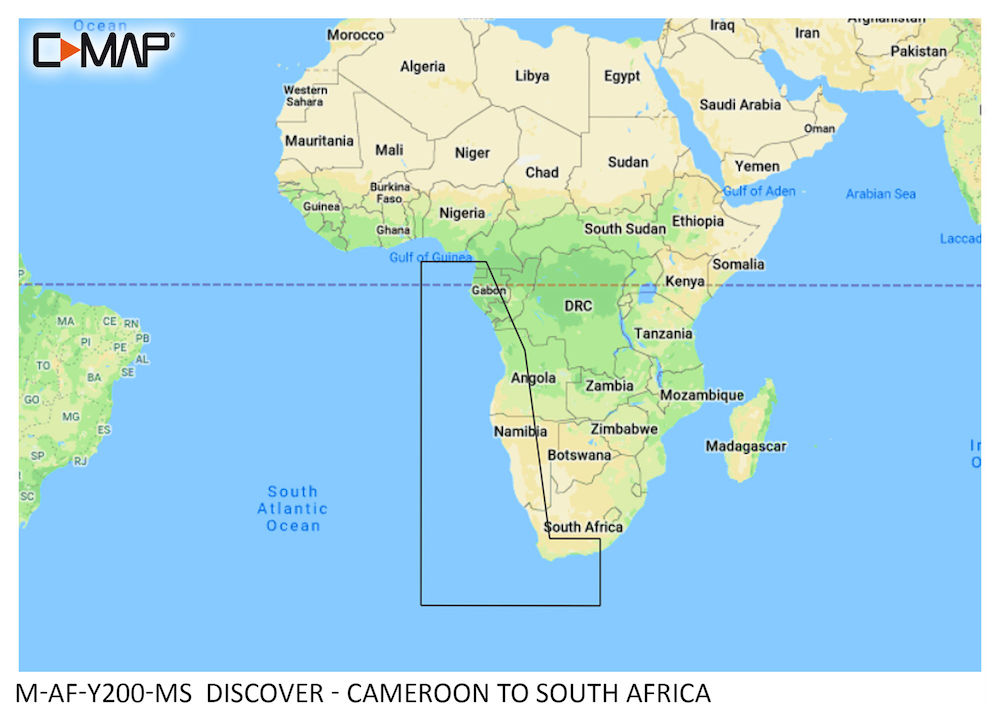 C-MAP® DISCOVER™ - Cameroon to South Africa