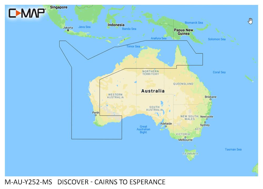 C-MAP® DISCOVER™ - Cairns to Esperance