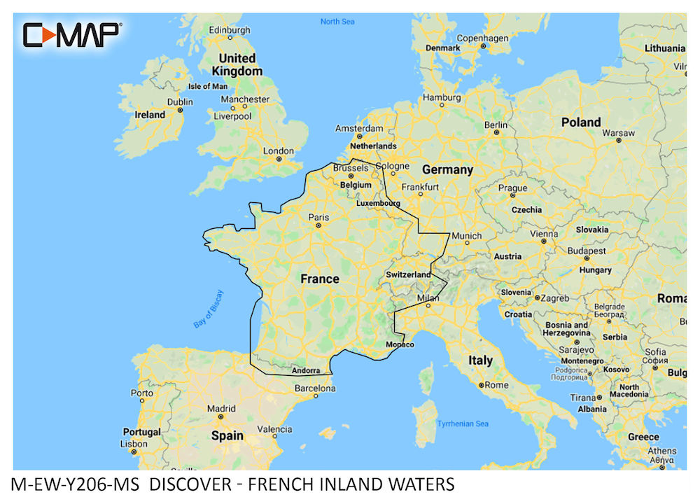 C-MAP® DISCOVER™ - French Inland Waters