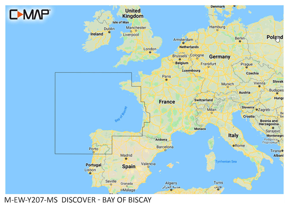 C-MAP® DISCOVER™ - Bay of Biscay