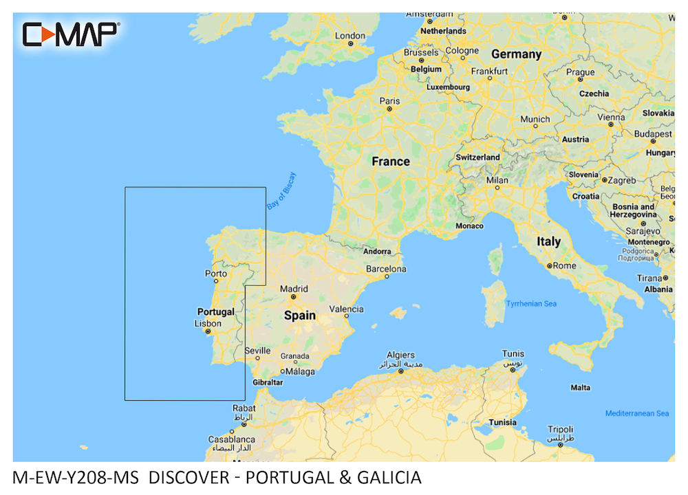 C-MAP® DISCOVER™ - Portugal & Galicia